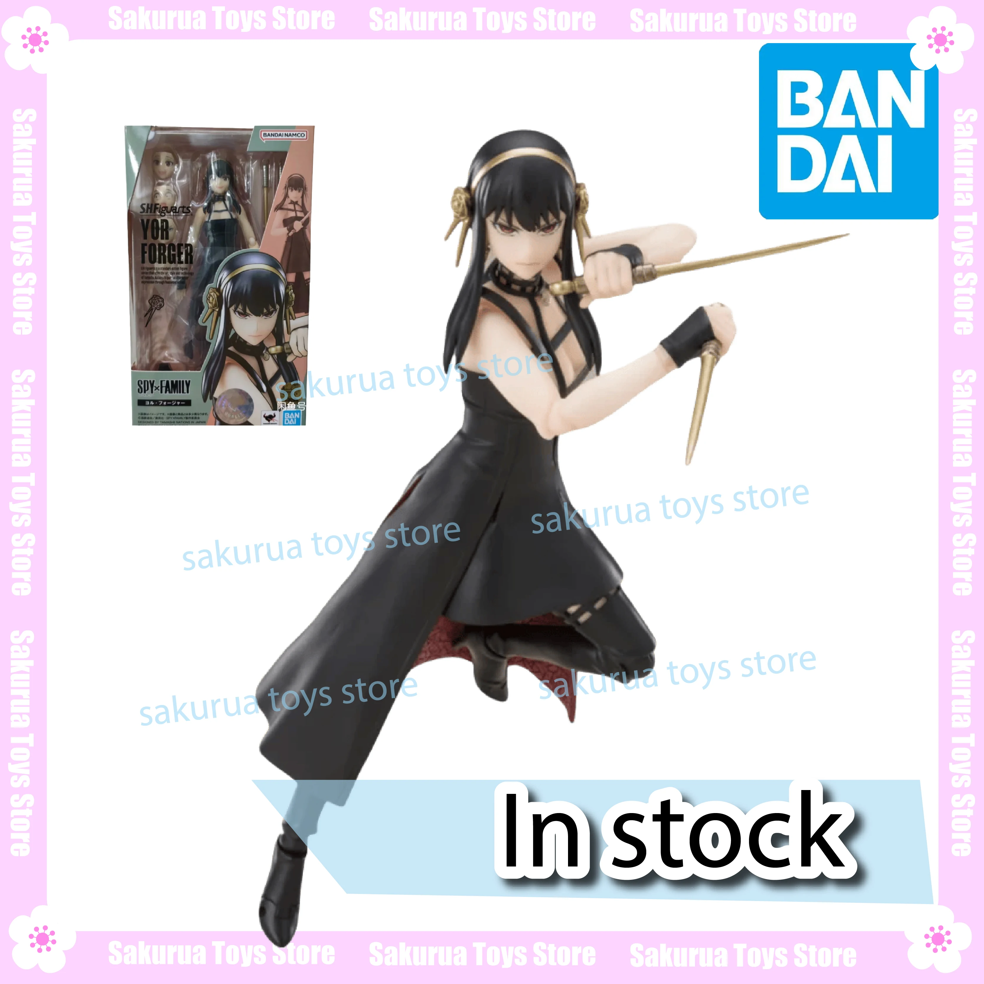 

In Stock Bandai SHF Spies Player SPY FAMILY YOUR BLAIR Anime Peripherals Action Doll Collection Gifts