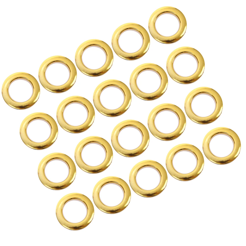 

80pcs Curtain Rings Roman Circle Accessories Plastic Grommet Smooth Slide Low Noise Durability Home Decor Window Hardware