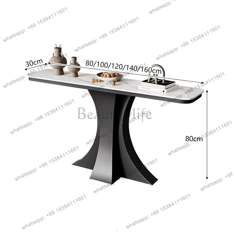 Modern Beautiful Console Table Premium Trendy American Luxury Console Table Classic Elegant Console Meuble Furniture Living Room