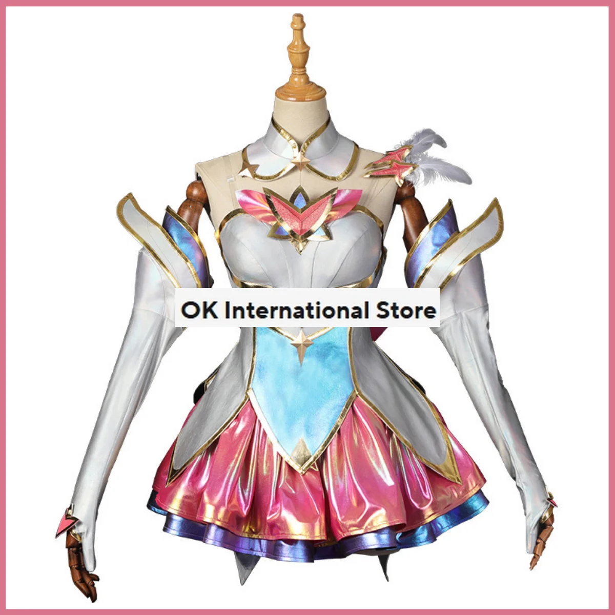 Anime Game LoL: Star Guardian Kai'Sa Sg Cosplay Costume Kaisa Daughter Of The Void Wig Skirt Uniform Woman Sexy Party Suit