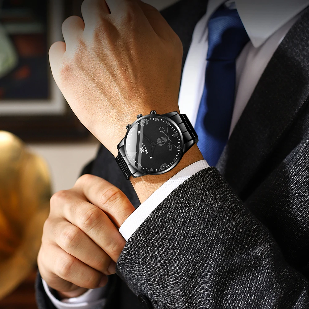 New men's fashionable quartz watch versatile daily wear party Valentine's day party Easter Ramadan Halloween Christmas New Year'