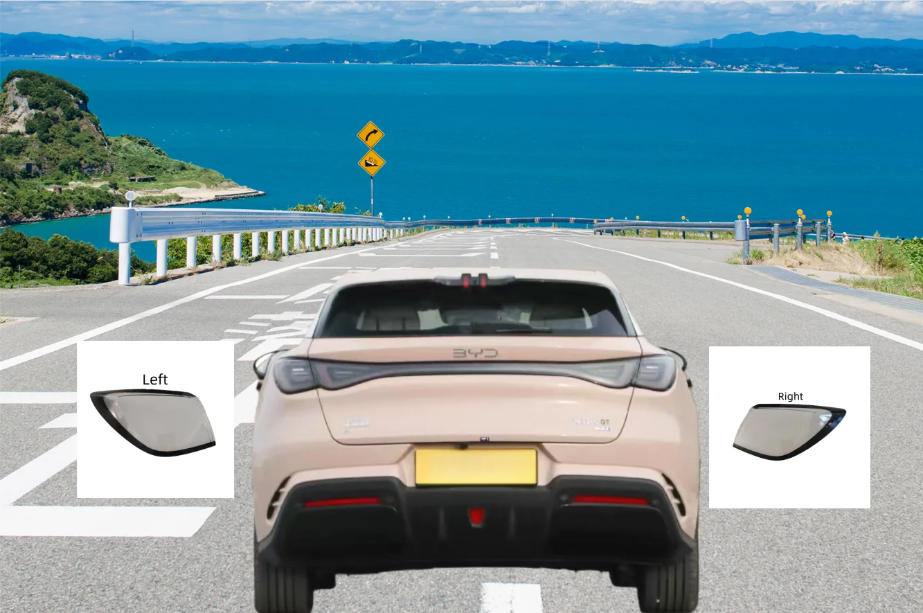 For BYD Seal 06 GT 2025，Rear Light Covers，Tail Lamp Shades，Tail Light Casings，Brake Light Covers，Rear brake light masks。