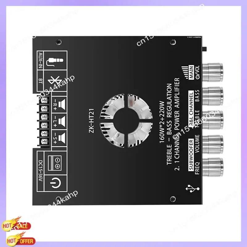

CLCU 2 Generation 2.1 Channel TDA7498E Bluetooth Amplifier Module Subwoofer 160Wx2+220W Module Loose Replacement Accessories A