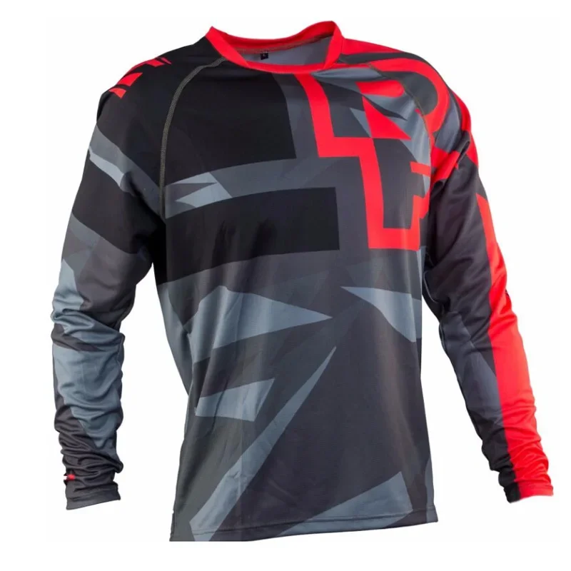 Best Selling Summer Motocross Shirt Men Breathable Mountain Bike Mtb Long Sleeve Racing Professional Quick-Drying Cycling Jersey