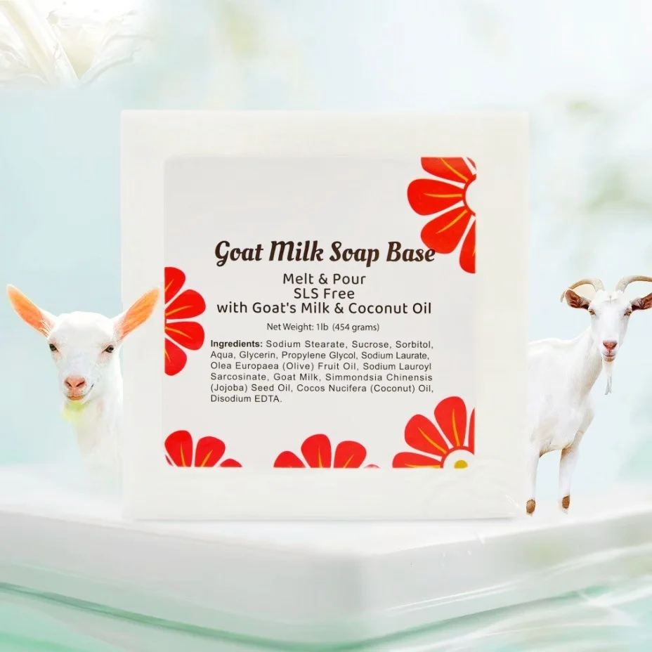 Goats Milk Melt and Pour Soap Base | SLS/SLES Free | Melt & Pour | Natural Soap Base for Optimal Soap Making - Suitable for All