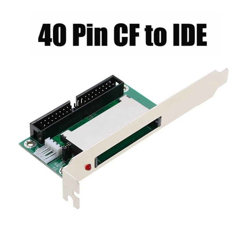 3.5 IDE Converter Adapter 40-Pin CF To IDE Adapter Pci Bracket Back Panel 10 Pcs