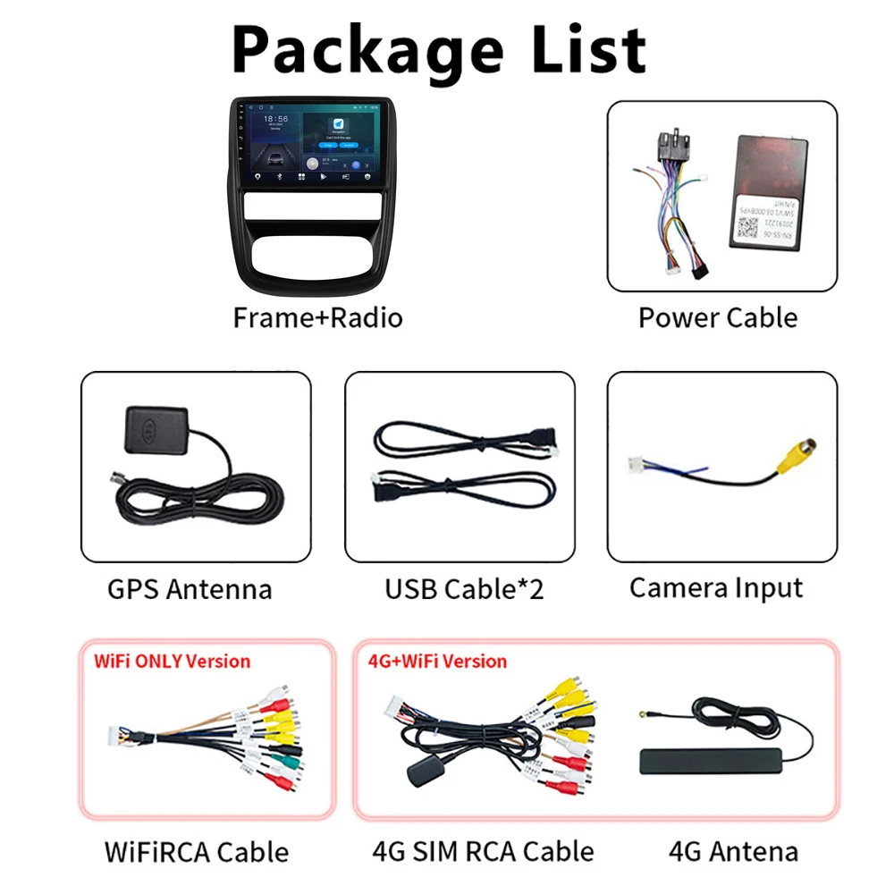 Autoradio WIFI 4G RDS DSP Carplay GPS Audio 9 Inch Car Dvd Player for Renault Duster 1 2010-2015 Android Car Navigation System