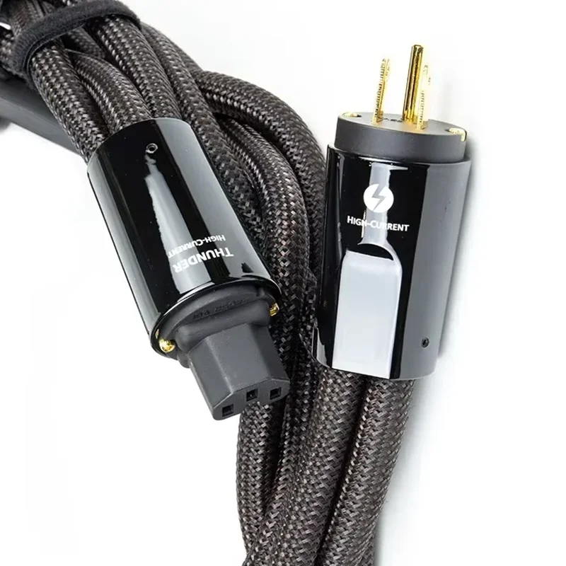 Кабель питания с позолоченным штекером США/ЕС, Hi-Fi, с аккумулятором 72 в