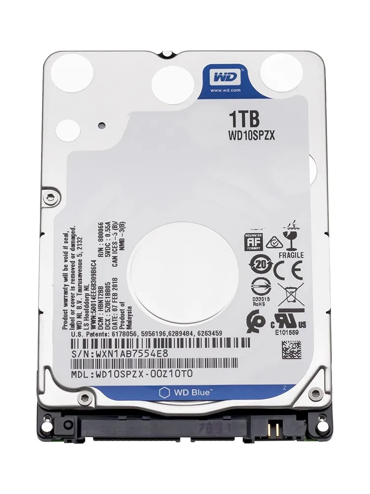 Suitable for Western Digital disco regido interno, Slim HDD, SATA III, 6.0Gbps, 2.5, 7mm, 1tb, 2tb, 4tb, laptop computer, laptop computer