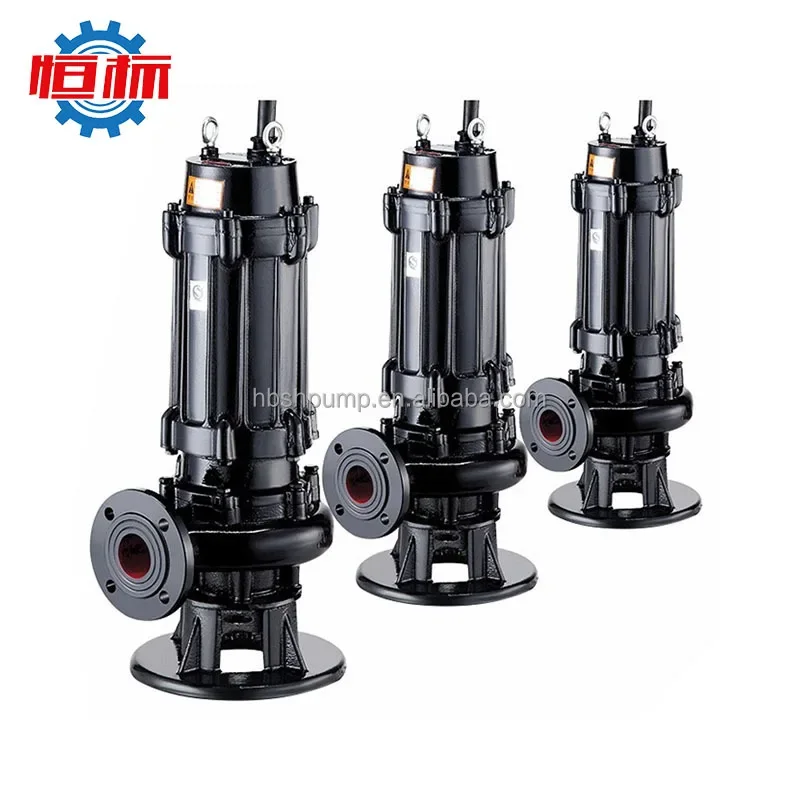 Chinese Manufacturer Wq Non-clogging Sewage Pump Drainage  Dewatering 