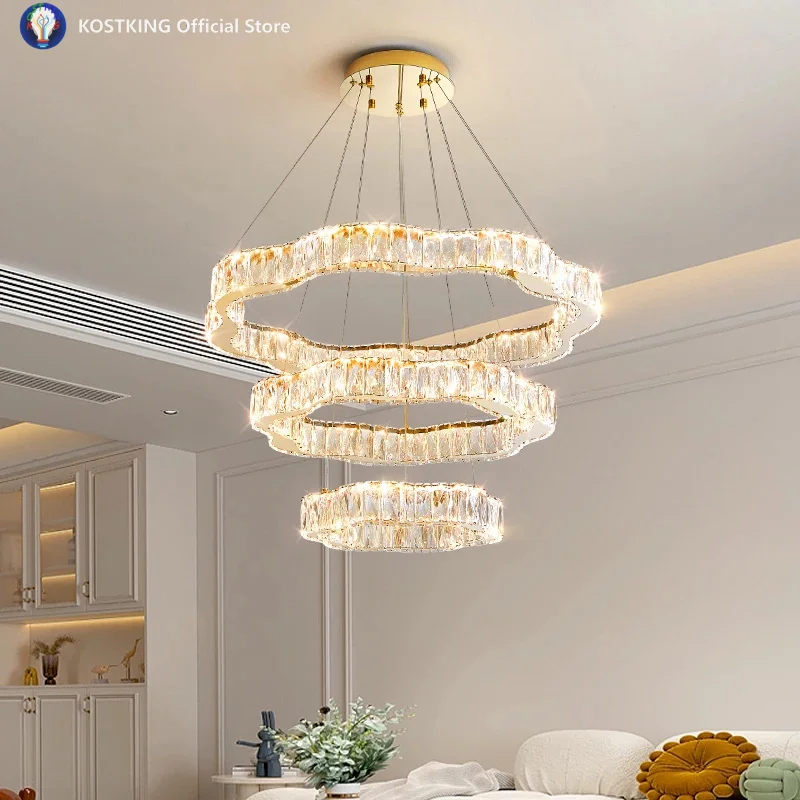 Modern Home Decor Ring Led Lights Pendant Light Lamps For Living Room Chandeliers For Dining Room Hanging Light Indoor Lighting