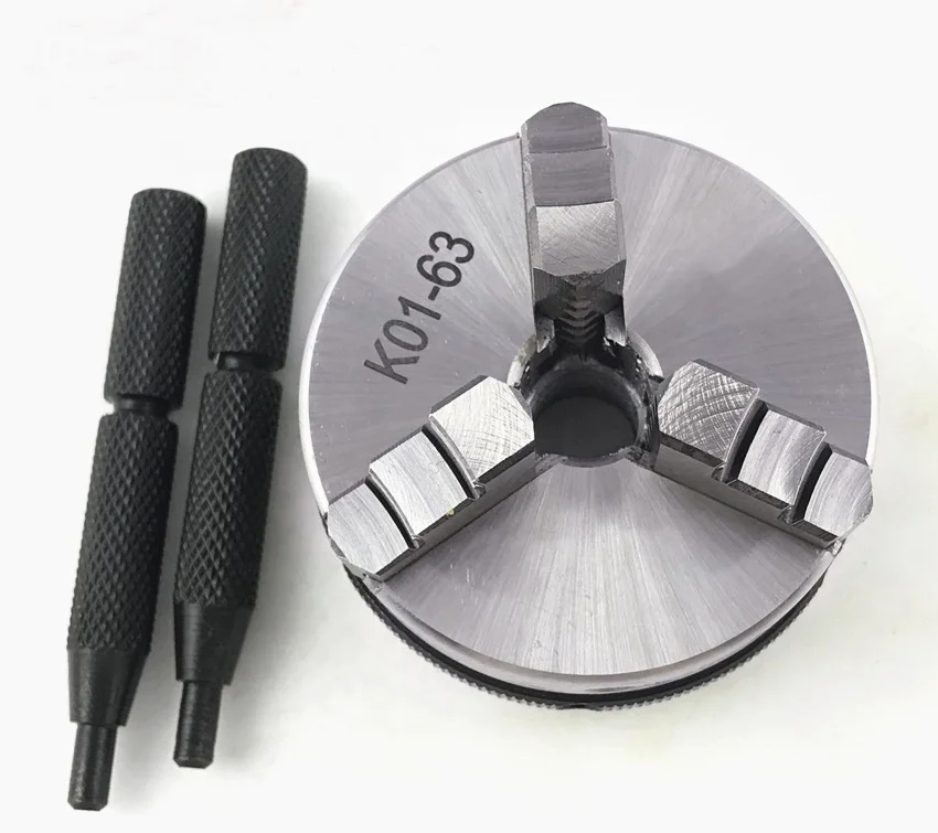 

Three Europe hand-tight chuck, lightweight hollow three-jaw chuck, K01 finger-tight self-centering numerical control woodworking