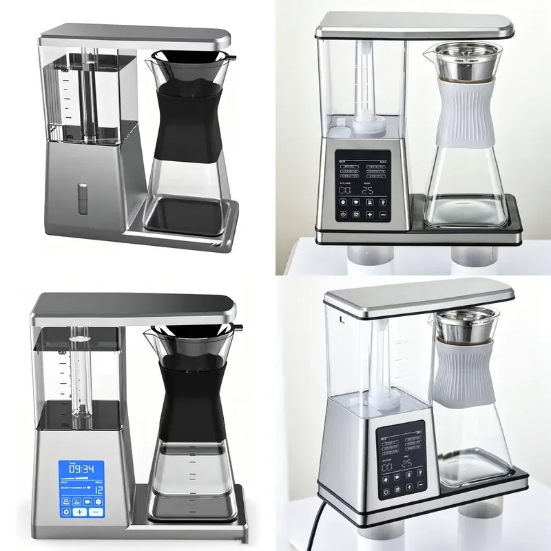 for Automatic Cold Brew and Drip Coffee Maker Anti Reverse Extraction Visible Water Tank Fresh Coffee Tea Easy to Clean