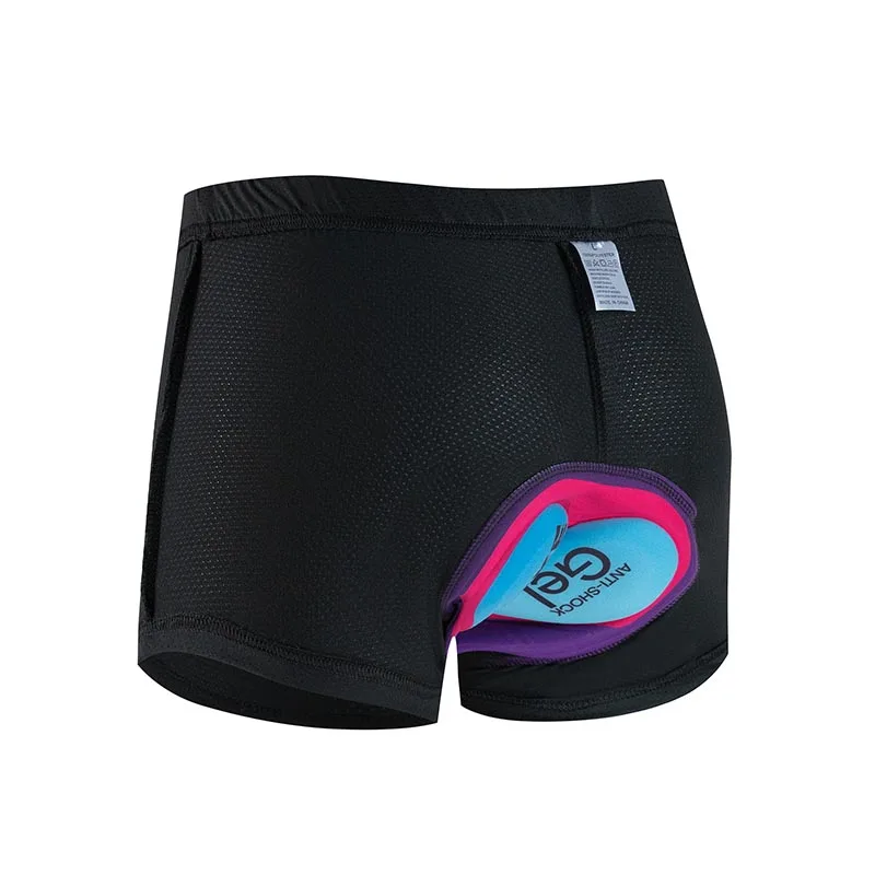 Shockproof Cycling Shorts Unisex Gel Pad Tight Bike Briefs Cycling Underwear Comfortable Bicycle Sponge Underpants Cushion Short