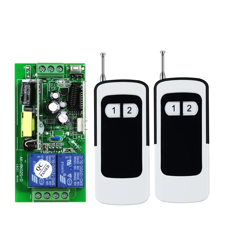 AC 85  110V 120V  220V  240V  250V  10A    RF Wireless Remote Control   Receiver  Transmitter indoor lighting  433mhz   100M