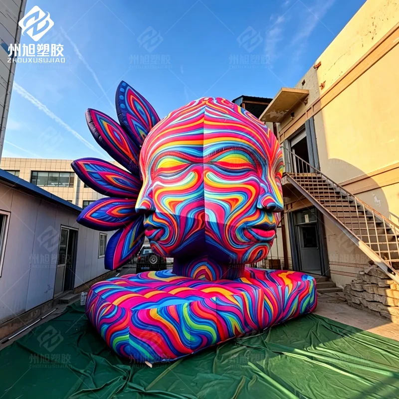 

Надувная рекламная конструкция с тремя сторонами, большая, на заказ, для наружной рекламы, декорации для сцены