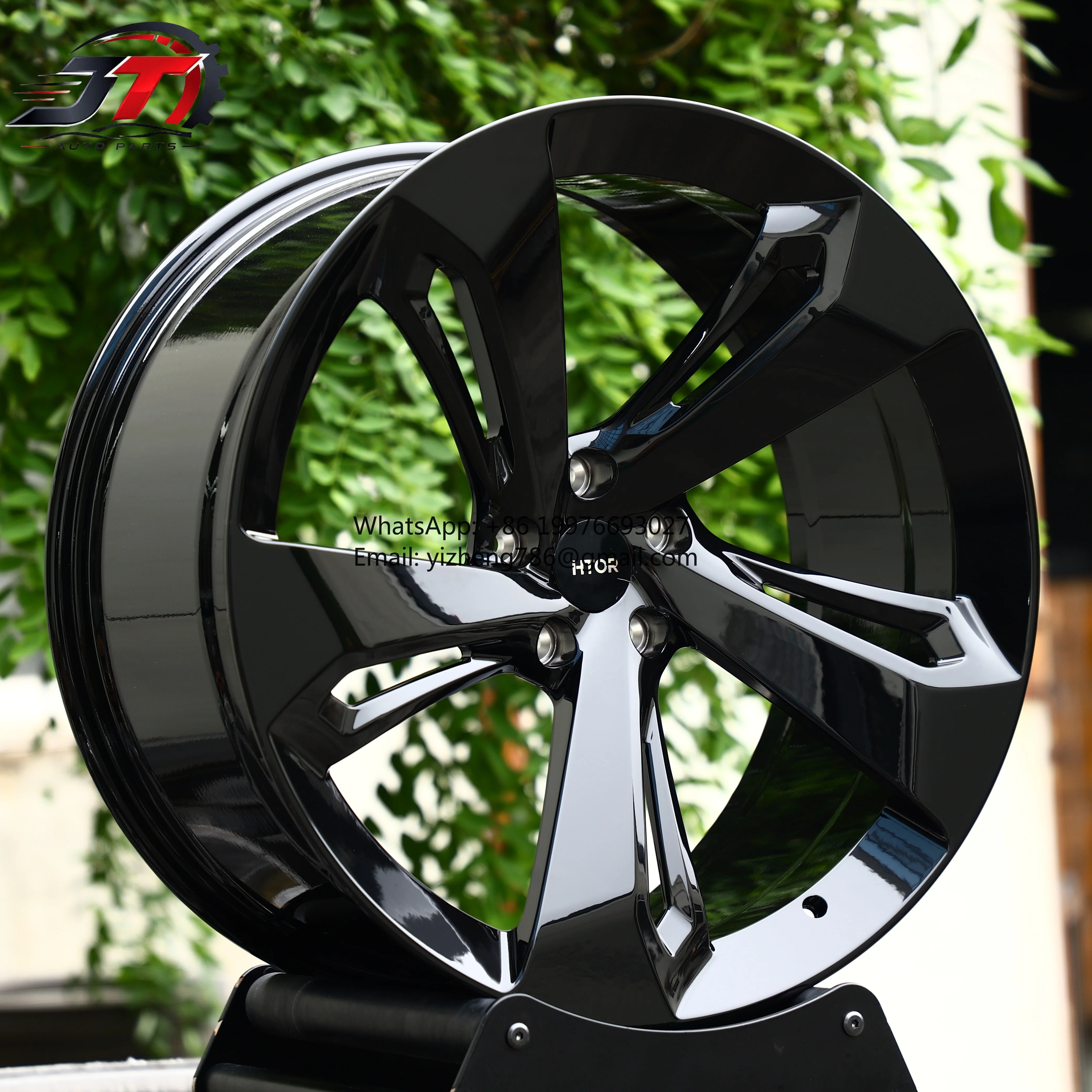 JT Custom 18x8 20x9 20x9.5 20x10 20x11.5 21x9.5 22x9.5 inch 5x130 Hyper Black Forged Wheels For Q7 For RS e-tron GT For S e-tron