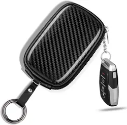 Carbon Fiber Universal Key Fob Bag Pouch Protect Your Belongings from EMF RFID Car RFID Signal Blocking Key Fob Protector