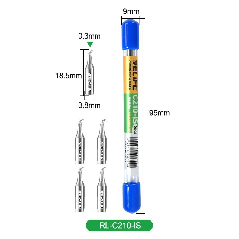 RELIFE RL-C210 (I/Là/K) đa Năng C210 Hàn Đầu Thay Thế Đầu Thay Thế Sửa Chữa Bộ Hàn Hàn JBC