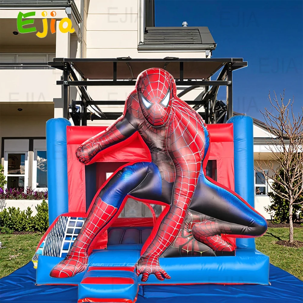 

Stock 13ft 3D Cartoon Commercial Grade Inflatable Bounce House with inside Pillar For Kids Outdoor Indoor Birthday Party, Rent