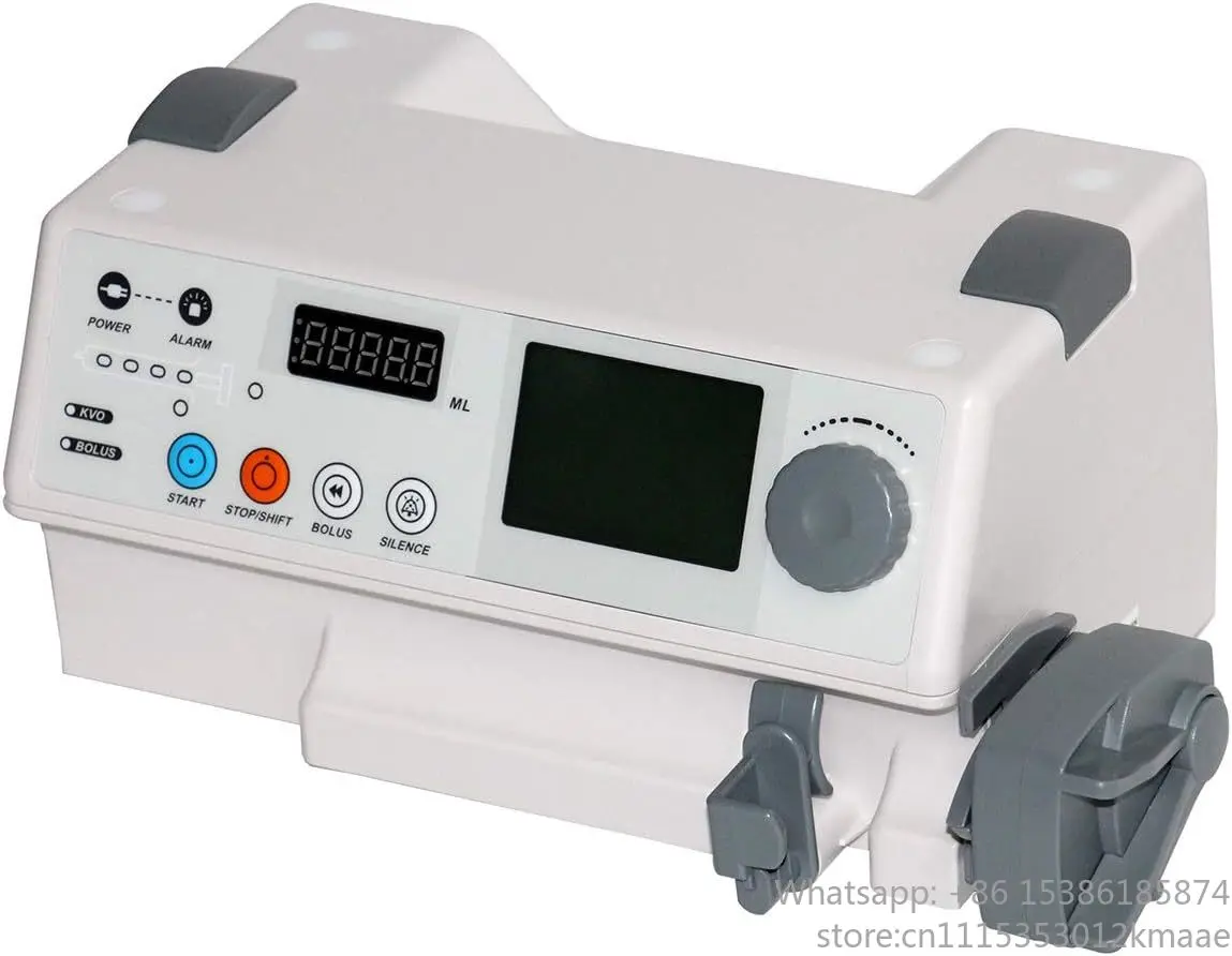 Vequyn Rechargeable Veterinary Syringe Pump – Portable, Single-Channel, Stackable, KVO, Alarm, Calibration