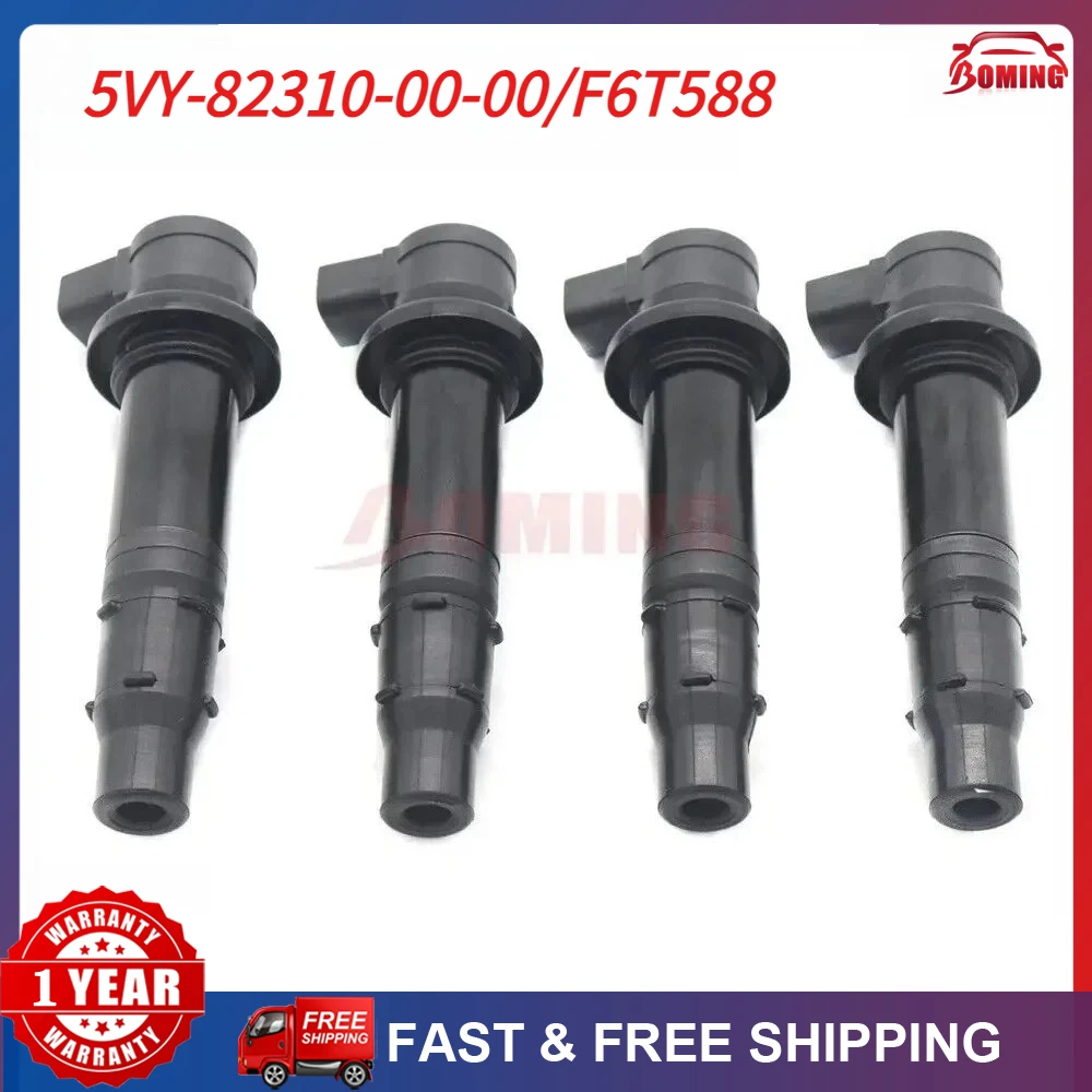Ignition Coil For Yamaha FZ1 V-MAX 1700 YZF-R1 YZF-R6 RS Venture FX Nytro SR Viper RX-1 2008-2016 5VY-82310-00-00 5VY823100000