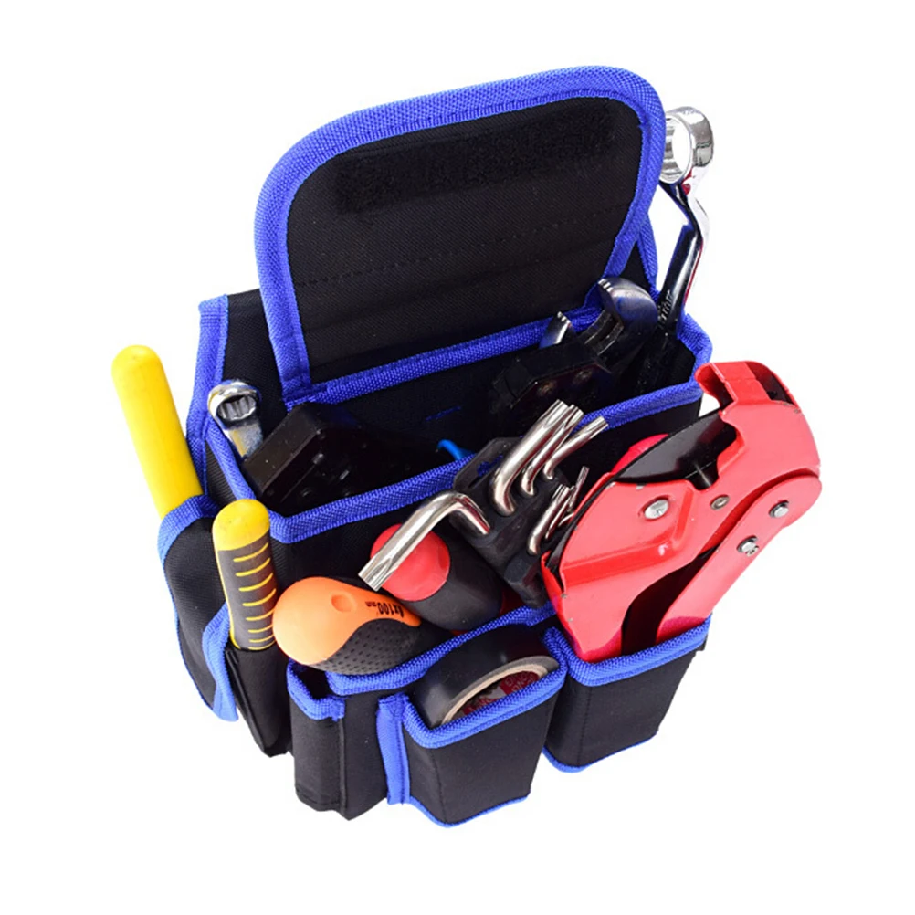 

Premium Multi-Function Electrician Waist Bag Durable Tools Organizer Large Pocket For Pliers Screwdrivers Flashlights Repairing