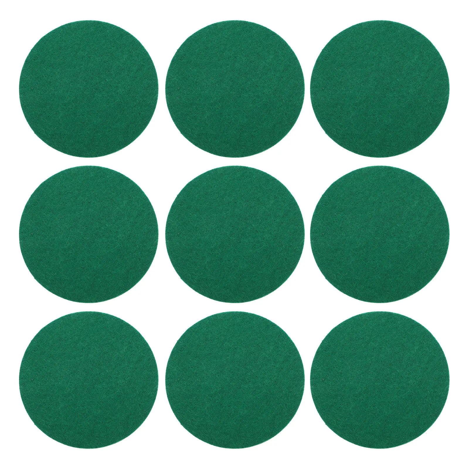 

10Pcs Air Hockey Accessories Polyester Fiber Replacement Pusher Pads Suitable Standard Air Hockey Pusher Patch Game Room Use