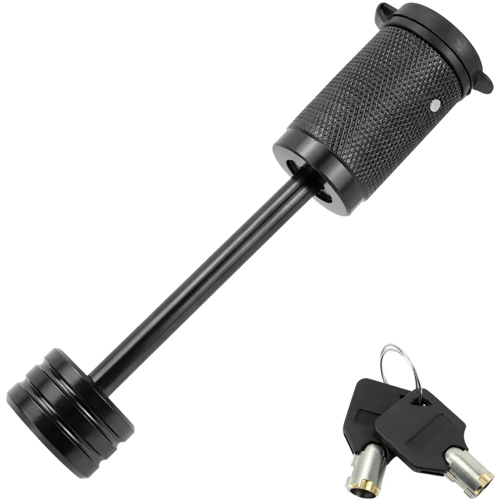 Dumbell Shaped Trailer Hitch Lock For Towing Security Heavy-duty Construction Zinc Alloy Components Rust-proof