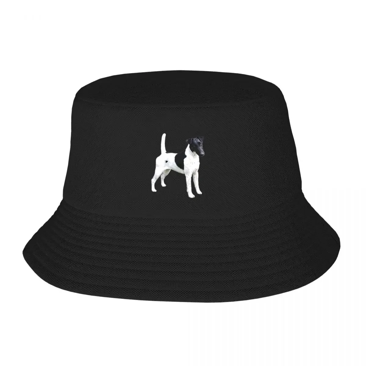 Fox Terrier Smooth Bucket Hat Gentleman Hat Christmas Hat Custom Cap Luxury Brand Women's 2024 Men's