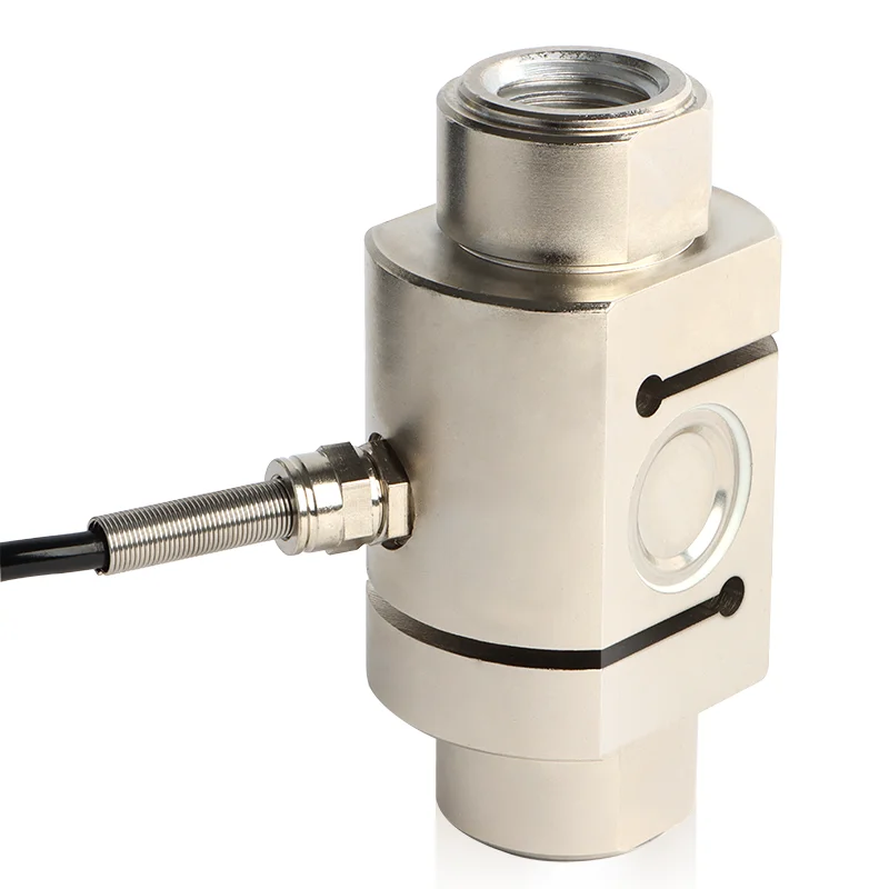 Column type S-type tensile pressure transducer measures the weight of the column type tensile force