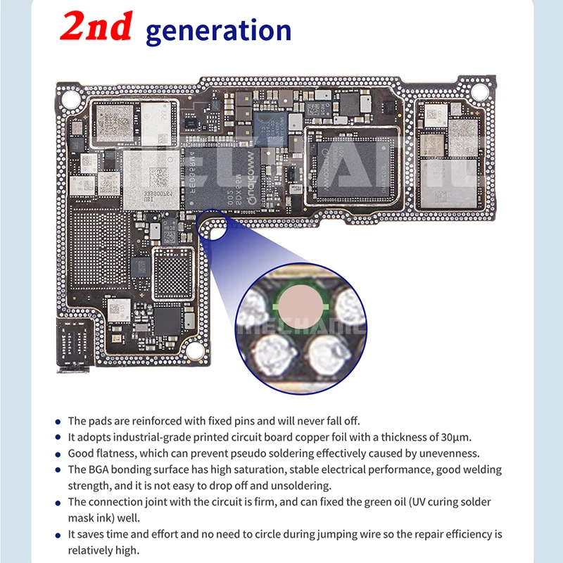 Mechanic Magic Tag Dot Repairing Welding Spot for Phone Motherboard Ultra-thin Solder Piece Fly Wire Repair Welding Point Pad