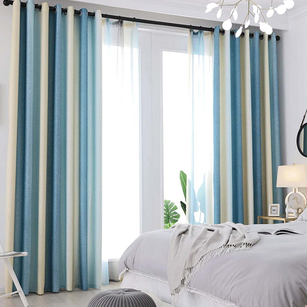 1pc Modern simplicity For bedroom For living room  Printed curtains