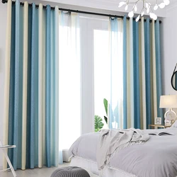 1pc Modern simplicity For bedroom For living room Printed curtains