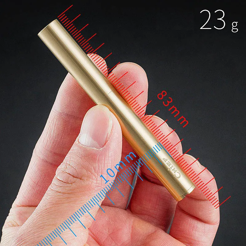 2022 Kerosene Pure Copper Compact Lighter Cylindrical Nunchaku Cigarette Lighter Special-shaped Retro Pull Lighter Best Gift