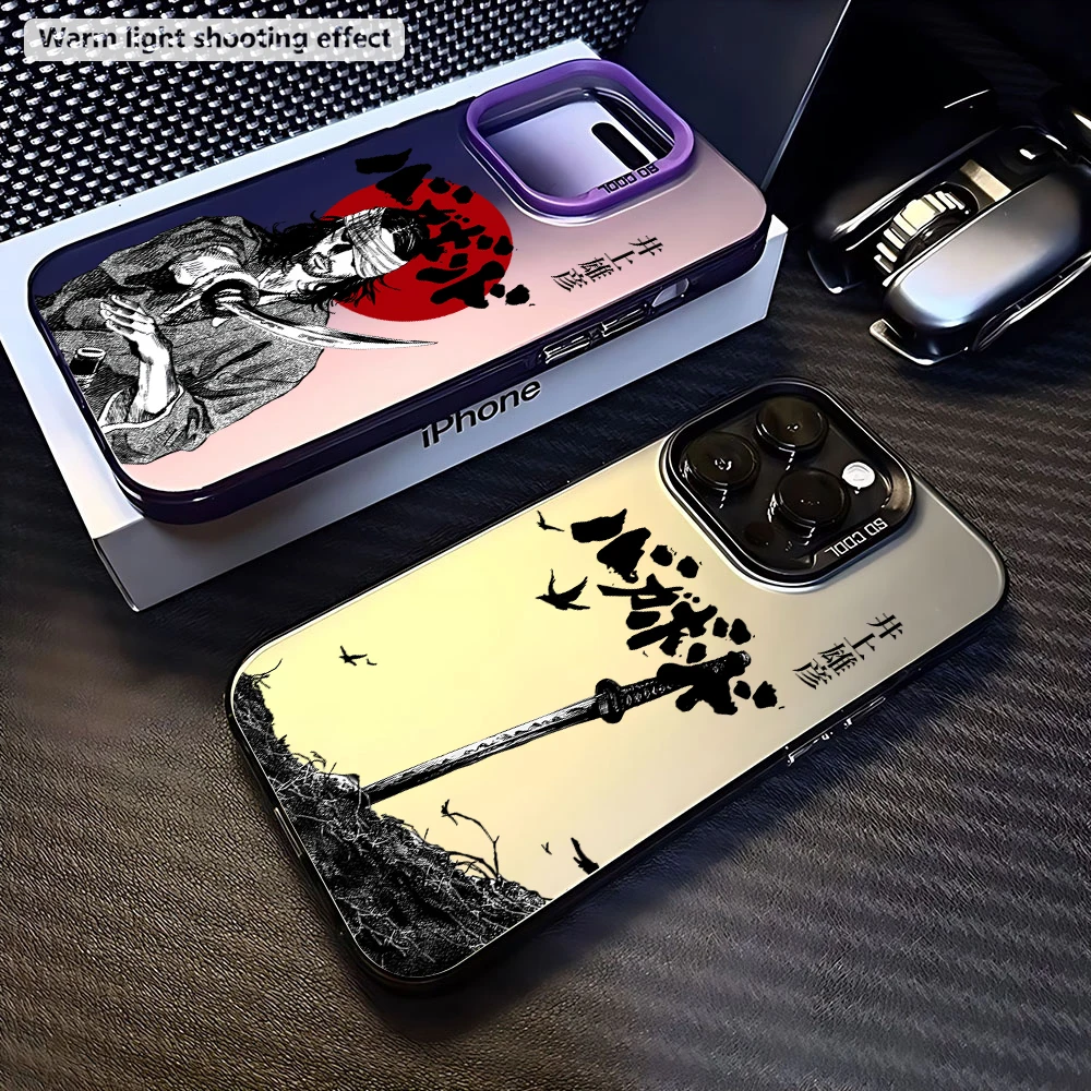 

Japanese Vagabond Samurai Phone Case, Suitable for iPhone 17,16, 15, 14, 13, 12, 11 Pro Max , with A Shock Resistant Matte Back.