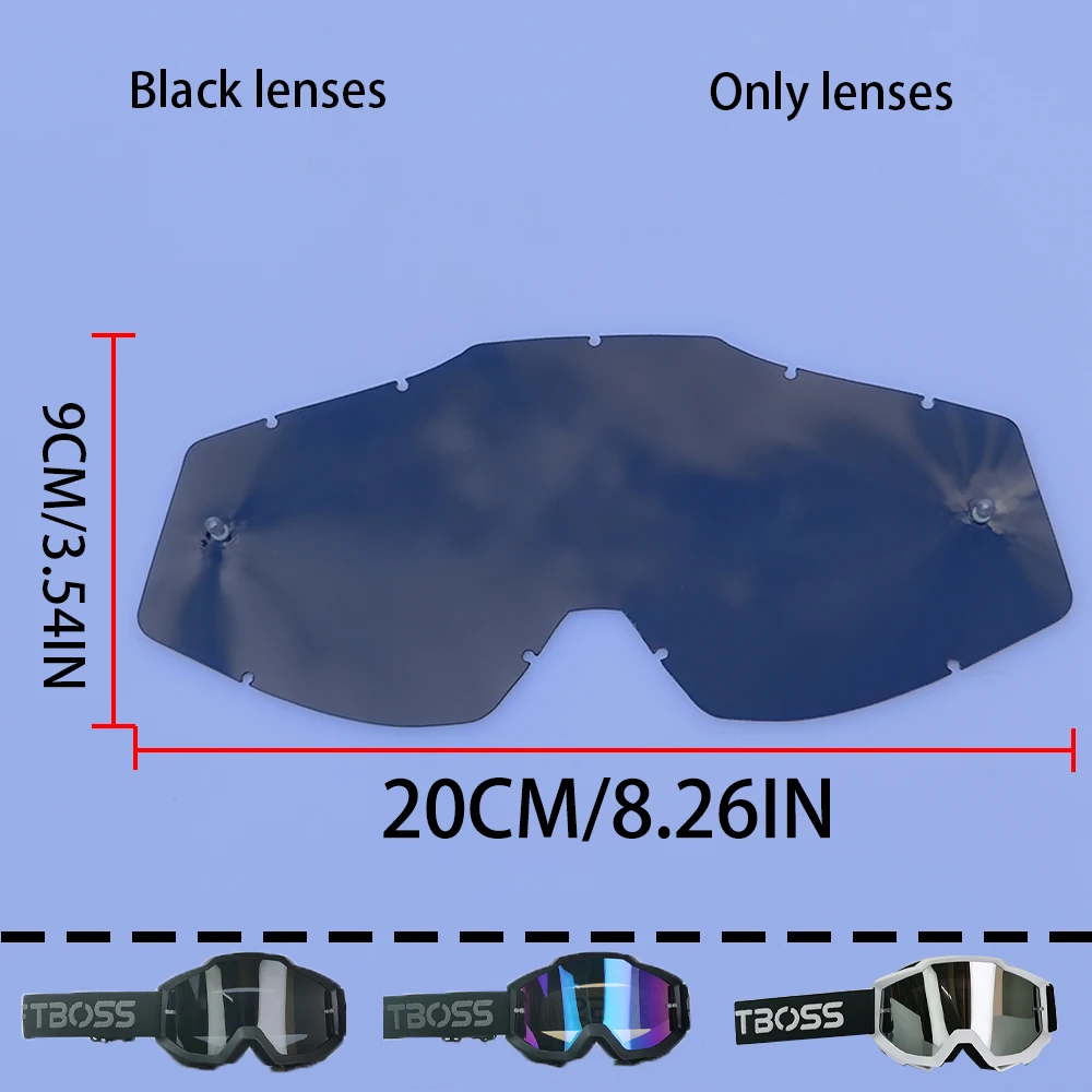 MX Off-Road Motocross-Brille Staubdichte Winddichte Skibrille mit PC-Linse für Dirt Bike Rennhelm