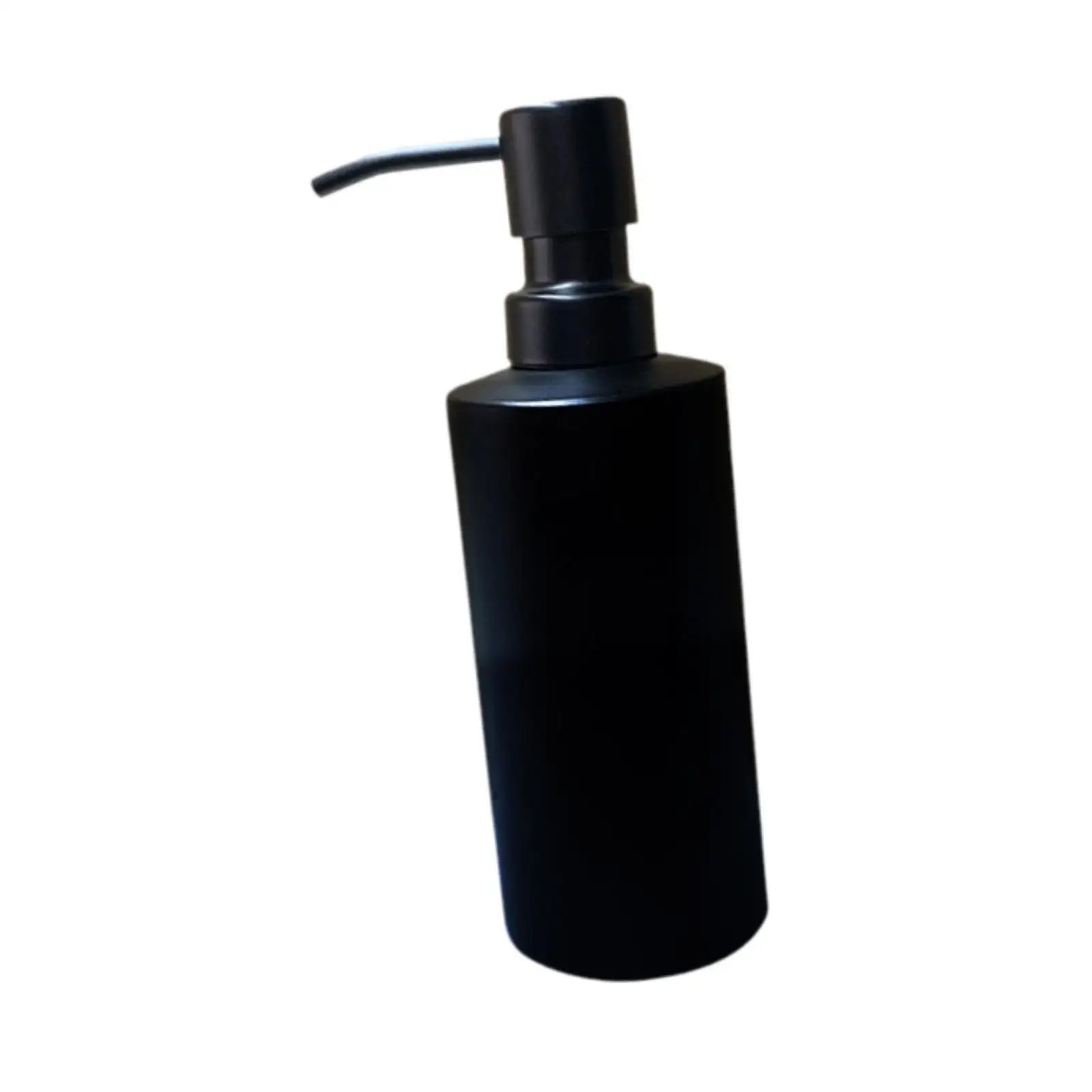 

Stainless Steel Soap Dispenser 400ml Pump Bottle Easily Press Empty Matte Black Design Standing Multipurpose Lotion Bottle