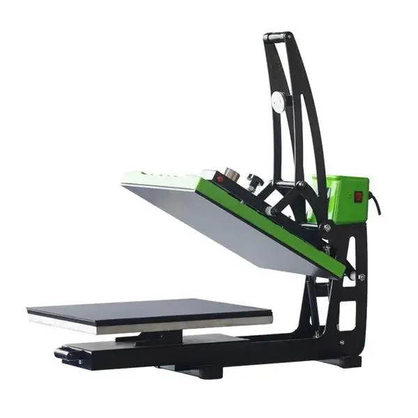 Top Grade Semi Automatic Auto Open Slide Out Working Table 16x20 Hot Heat Transfer Printing Press Machine Professional