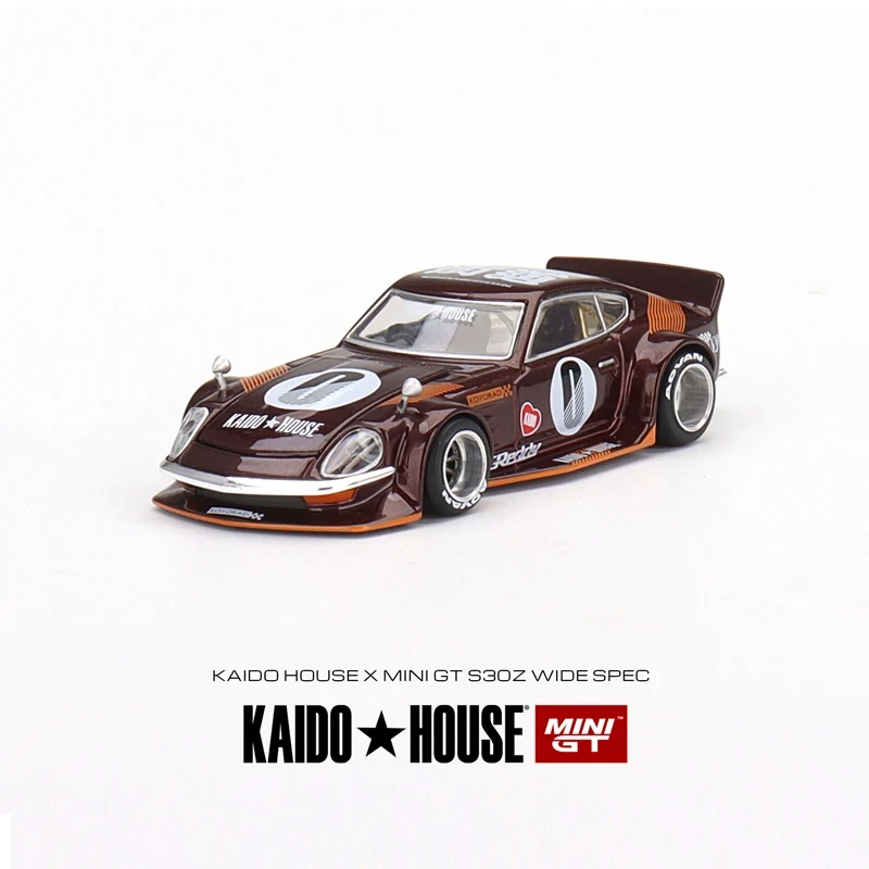 TSM MINI GT KAIDO HOUSE #23 Open Front Cover 1:64 DATSUN S30 Fairlady Z Die-cast alloy car model collection display gifts