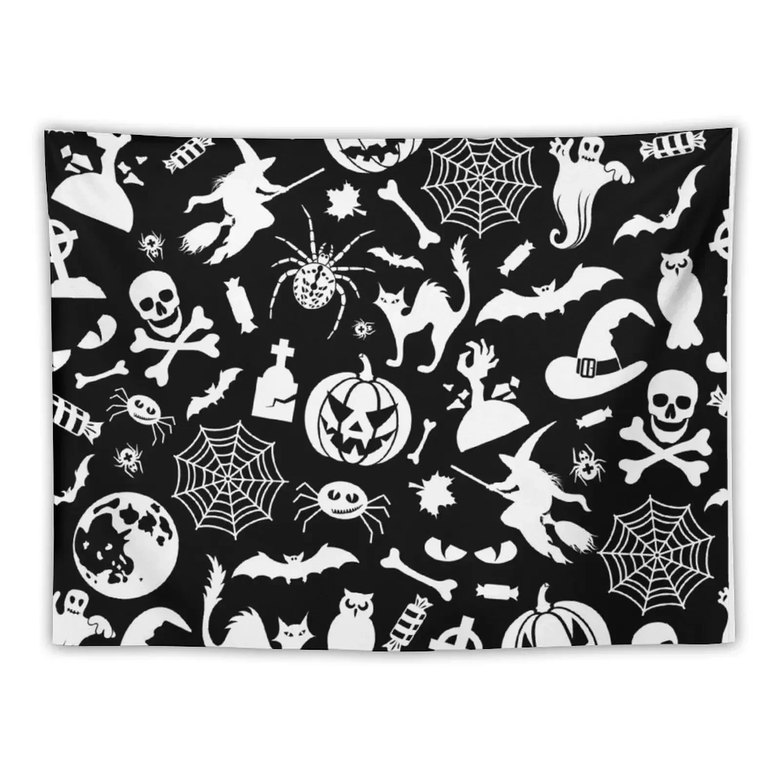 

Spooky Halloween Pattern Tapestry Bedroom Deco Decorations For Your Bedroom Nordic Home Decor Tapestry