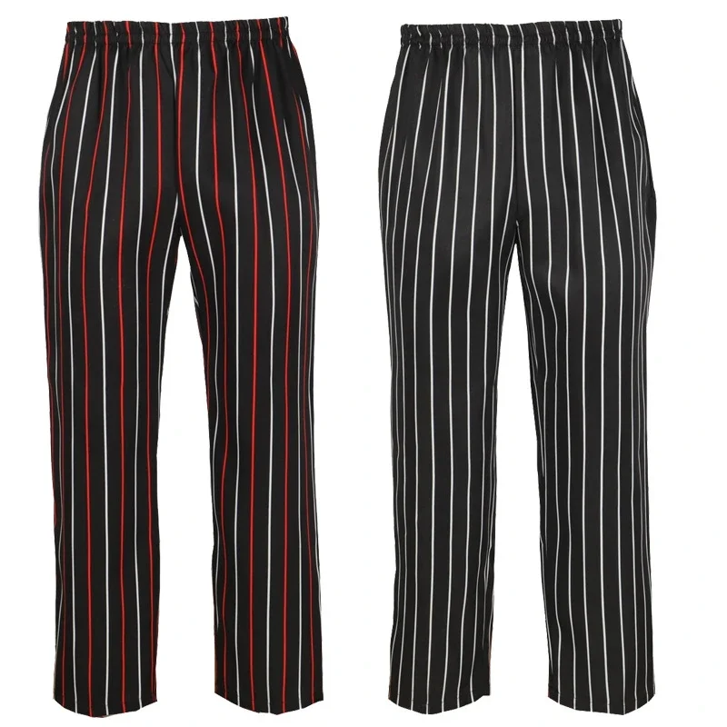 Pantalones de Chef para hombre, pantalón holgado, ligero, Unisex, para restaurante y cocina