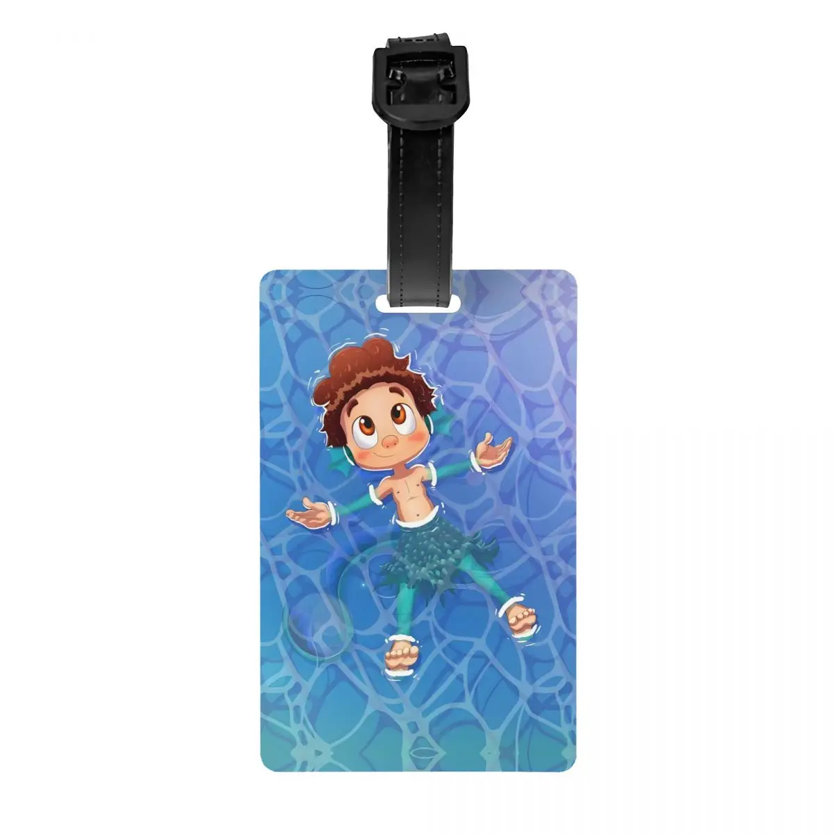 

Custom Luca Cartoon Luggage Tag Suitcase Baggage Privacy Cover ID Label