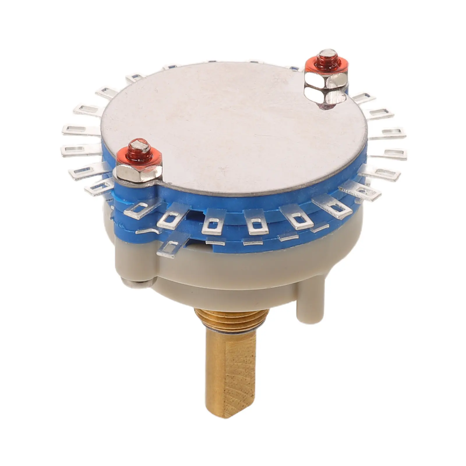4 Pole 3 Position Sealed Rotary Selector Switch Audio Source Control Panel Mount Channel Selector Rotary Switch for Amplifier