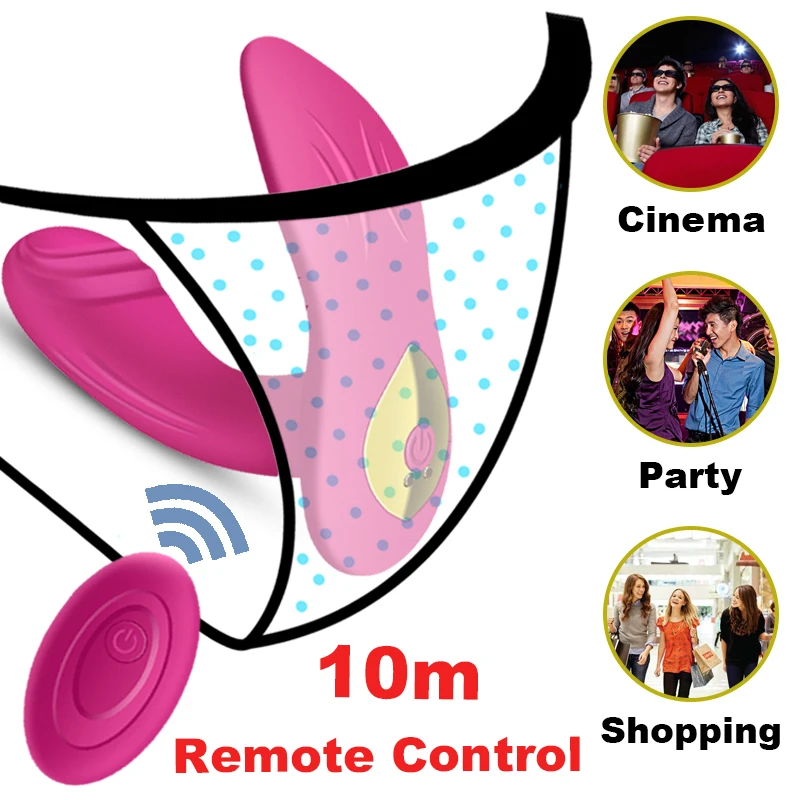 Gode vibrateur télécommandé, Massage vaginal invisible, point G, stimulation du clitoris, masturbateur féminin, jouets sexuels pour adultes pour