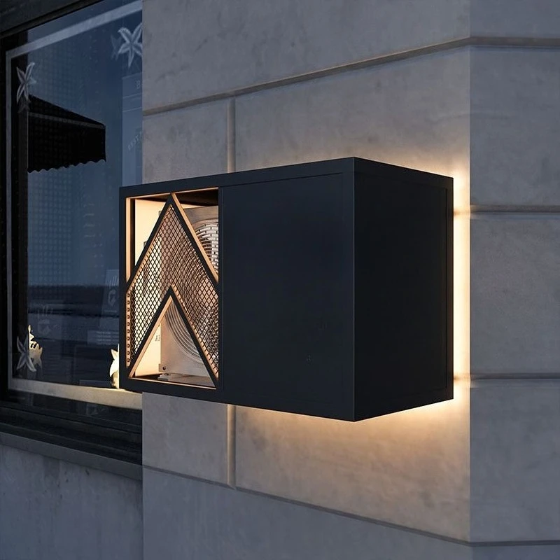 

Outdoor on-hook air conditioner rack, external machine bracket, protective cover, protective bracket.