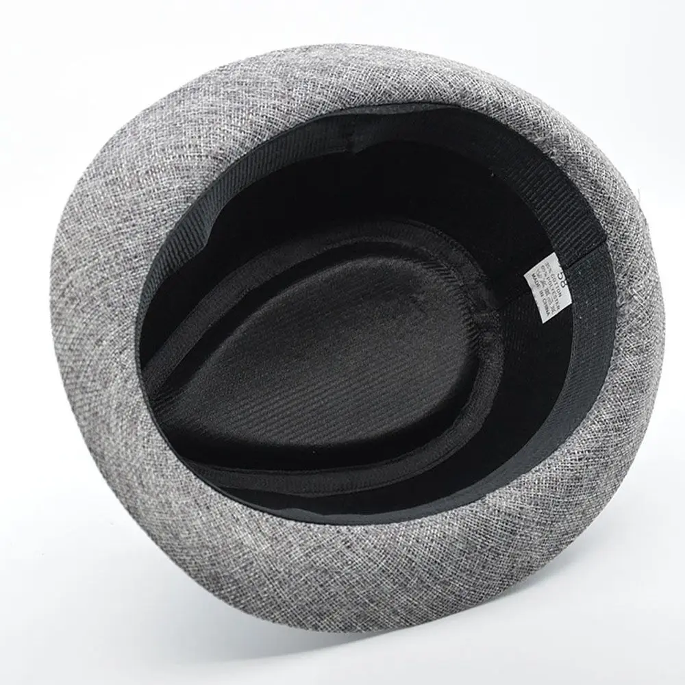 Cappello da sole grande moda in cotone e lino Cappello da pescatore da campeggio Cappello Panama Cappello di paglia Cappello da uomo Cappello da pescatore