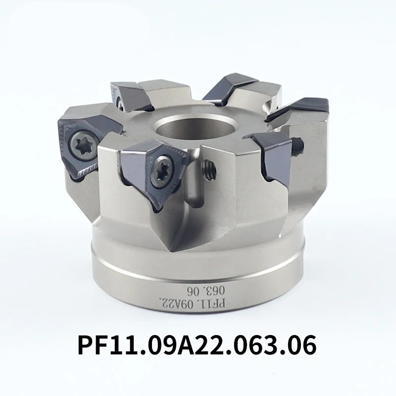 PF11XNGU Series Fast Feed Rough Milling Cutter Disc Installation End Face Milling Cutter CNC Lathe Tool