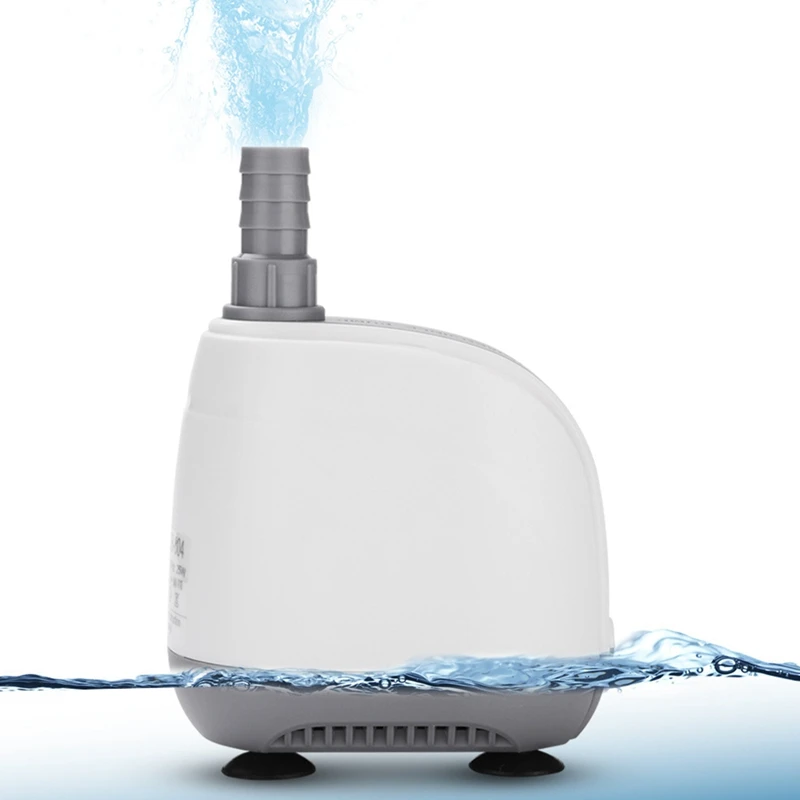 Bomba sumergible para acuario ABHU, bomba de agua baja para filtro inferior de acuario, cambio de bomba de agua, bomba de succión inferior, enchufe europeo