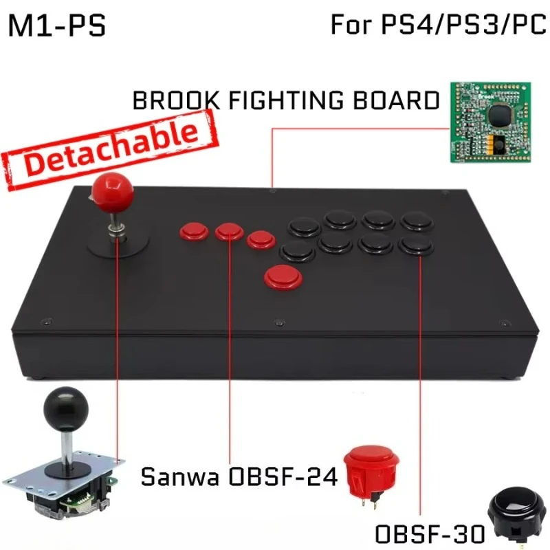 

Controle Hitbox Arcade Fighting Stick Computer Mobile Game Console Controller HITBOX Arcade Game Controller